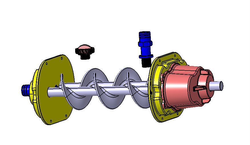 WATER PUMP 3D print model_3