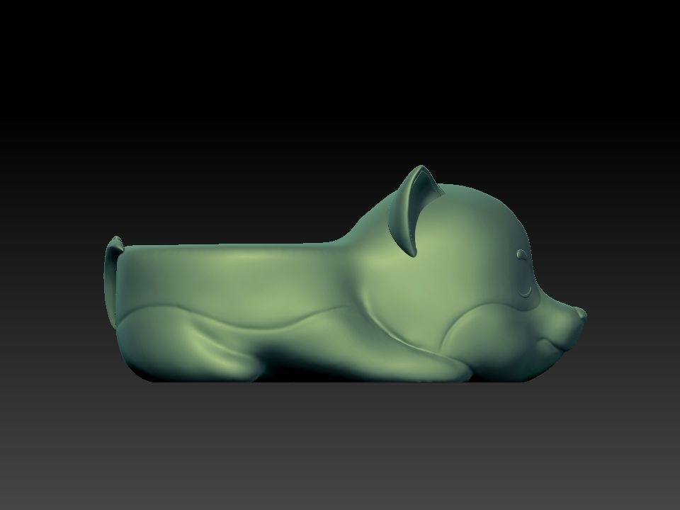pet pot for 3d print 3D model_2