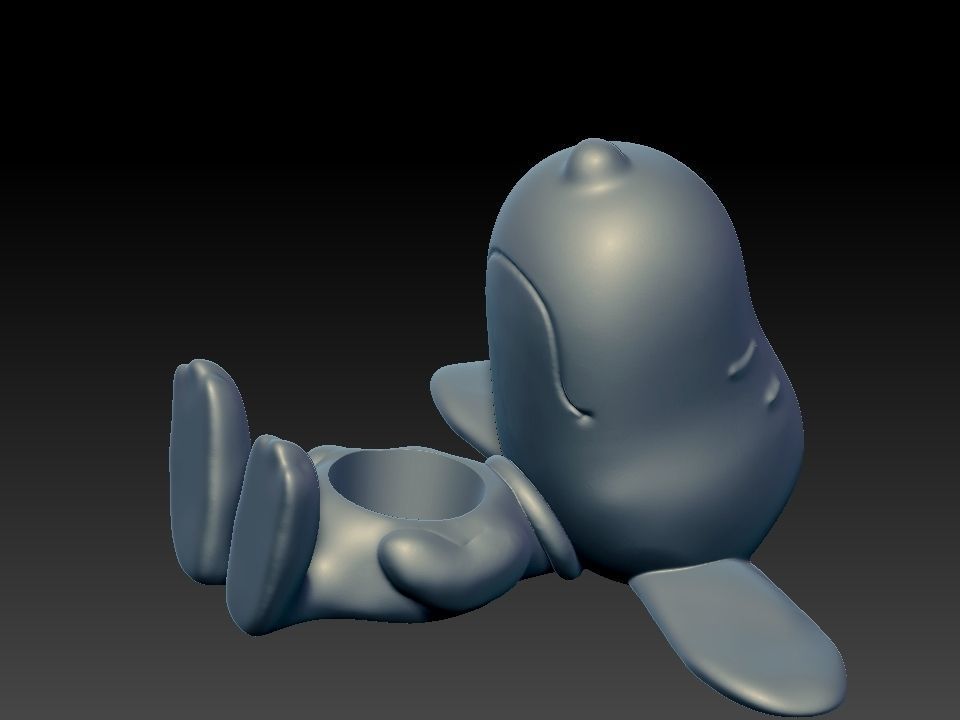 Snoopy bringe pot for 3d print 3D model_3