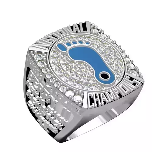 North Carolina Basketball Championship Ring 3D print model