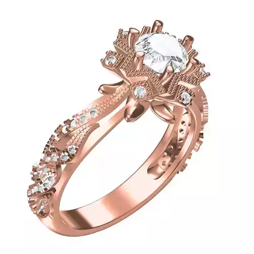 Vintage Style Fashionable Ring for Women