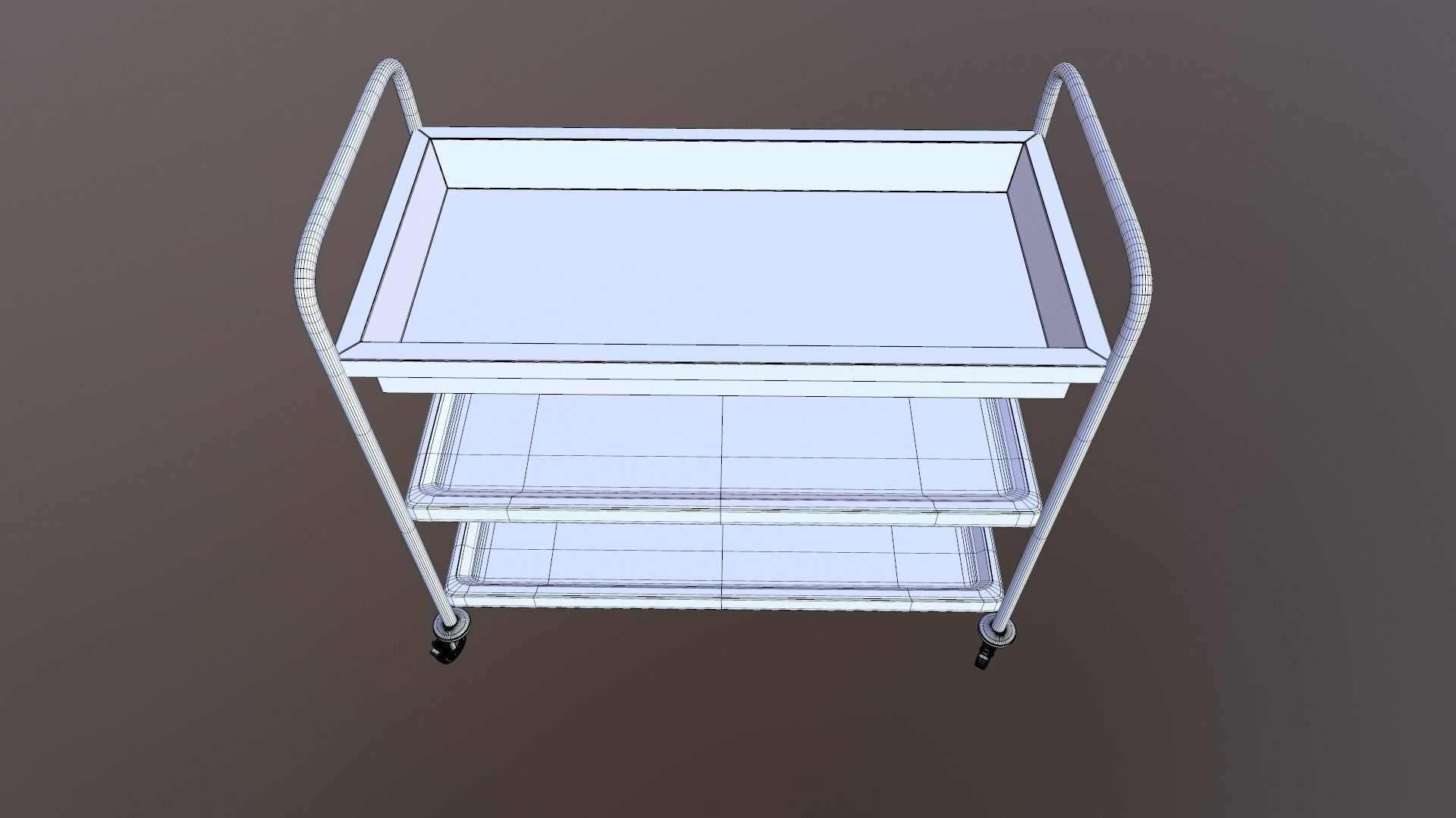 Stainless Steel Shelf 3D model_13