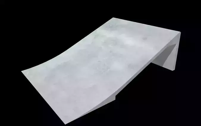 Kicker Ramp 3D Model STL OBJ FBX 3DS