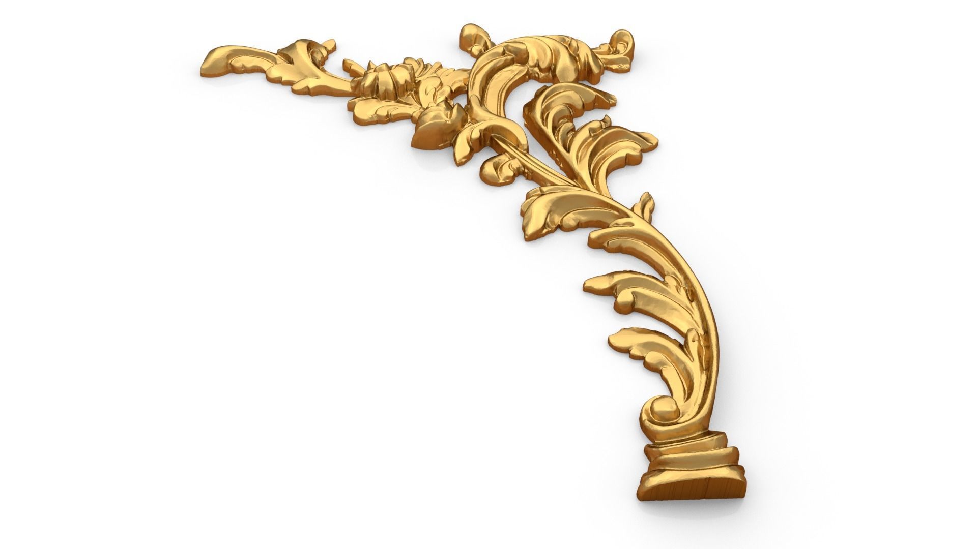 Classic decor ornament 293 3D model_3