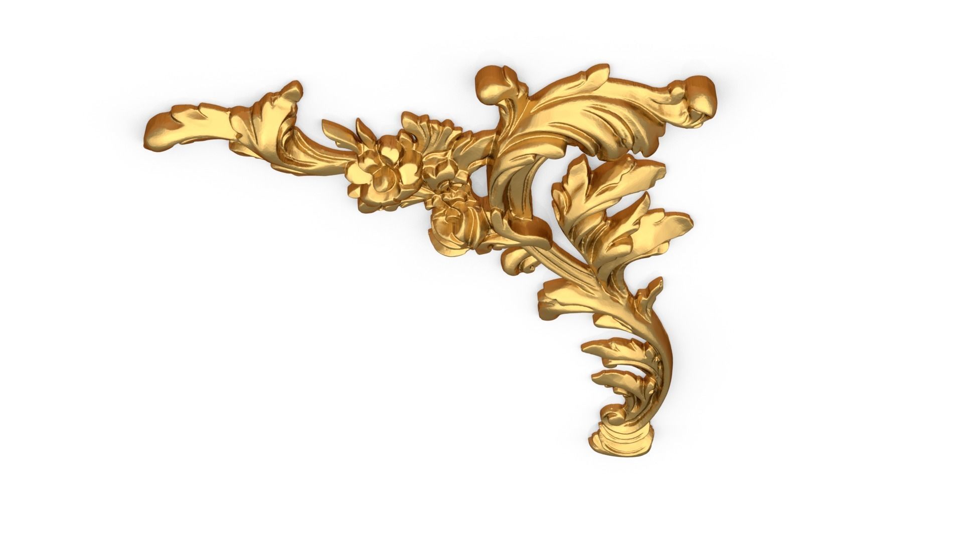 Classic decor ornament 293 3D model_4