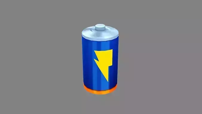 Cartoon battery