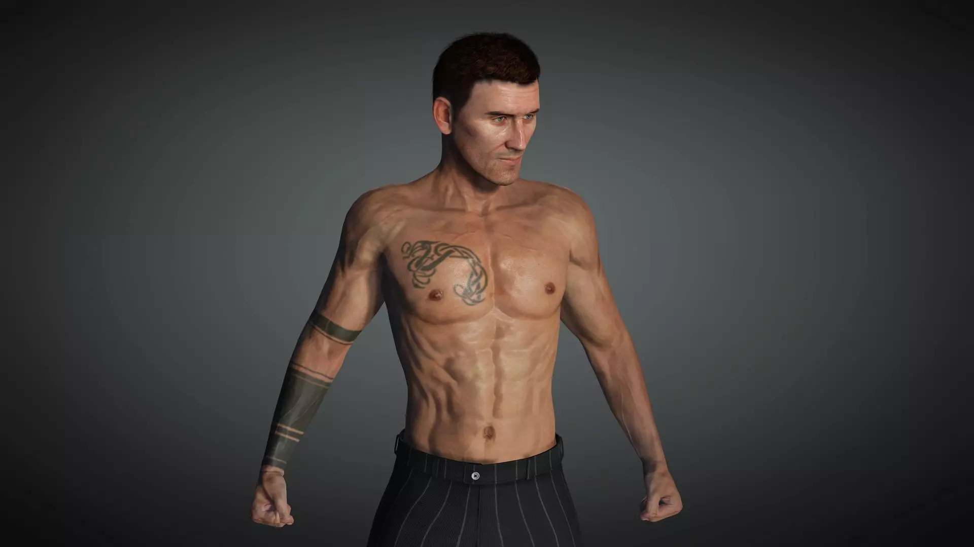 Matthew Rigged and animated 2500 Free animations tutorial Low-poly 3D model_0