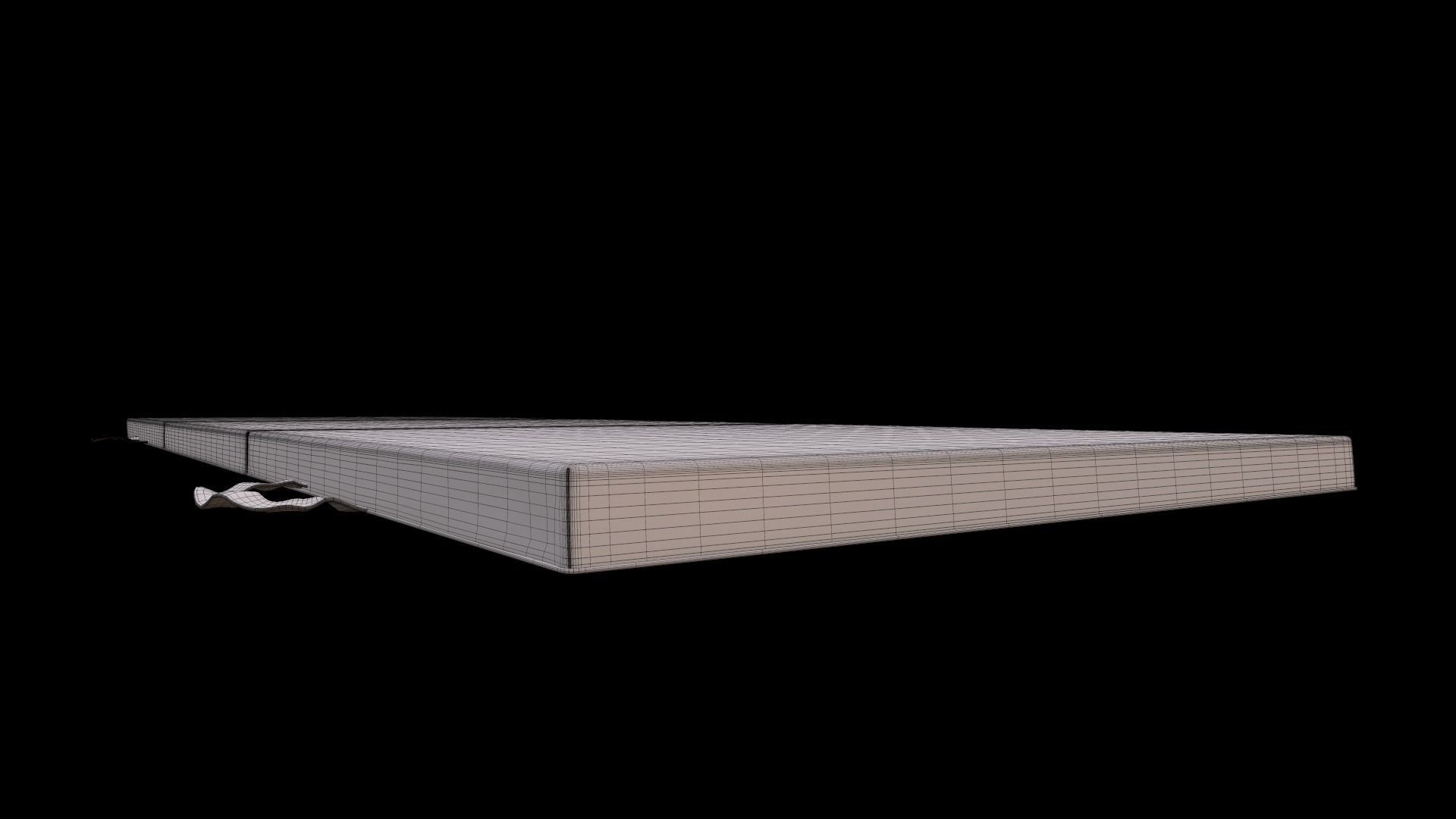 Tri-Fold Folding Exercise Mat 3D model_11