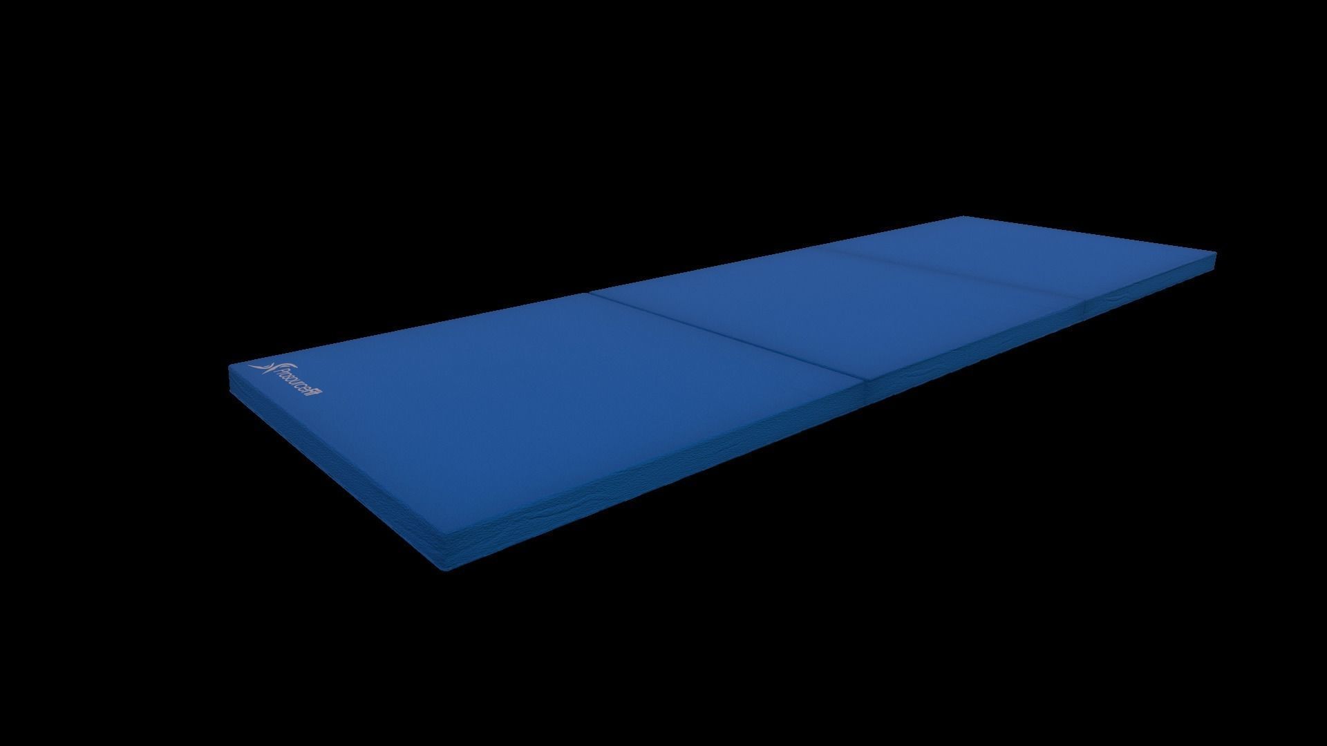 Tri-Fold Folding Exercise Mat 3D model_2
