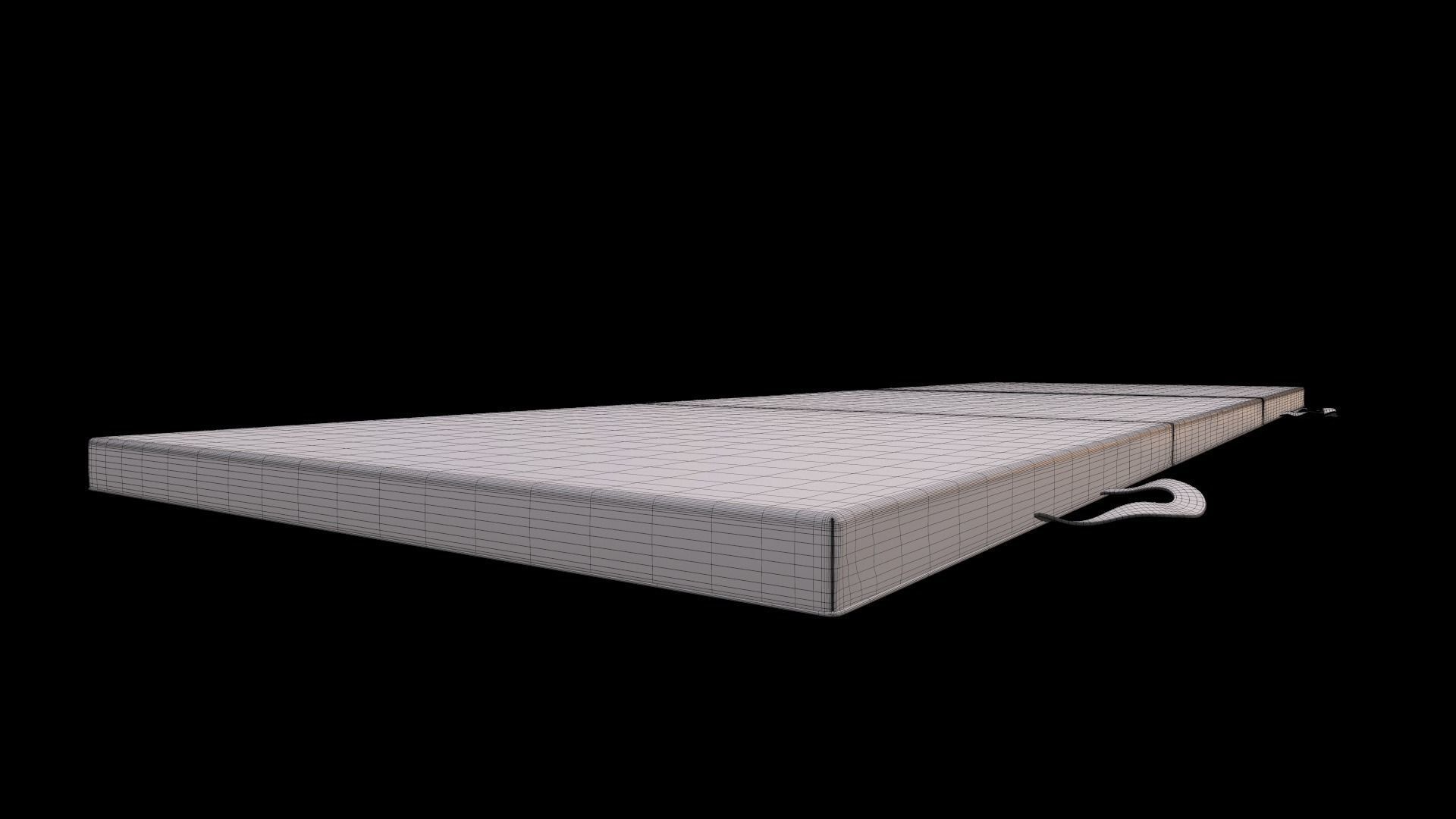 Tri-Fold Folding Exercise Mat 3D model_12