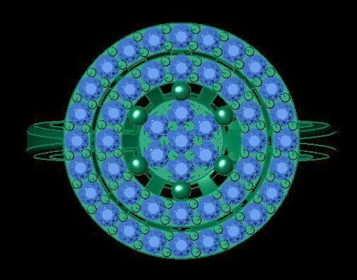 daimond ring 3D print model_13