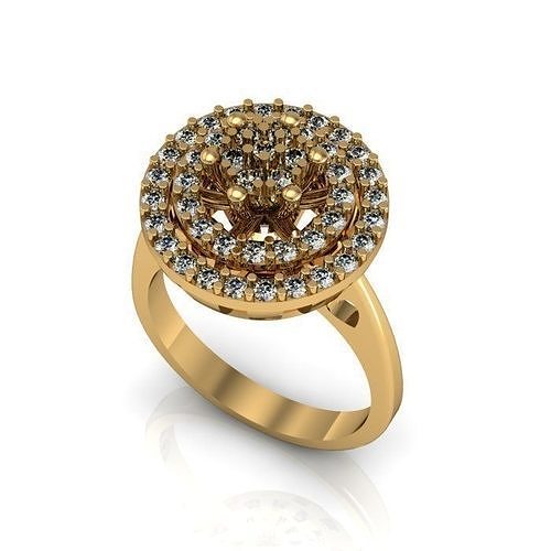 daimond ring 3D print model