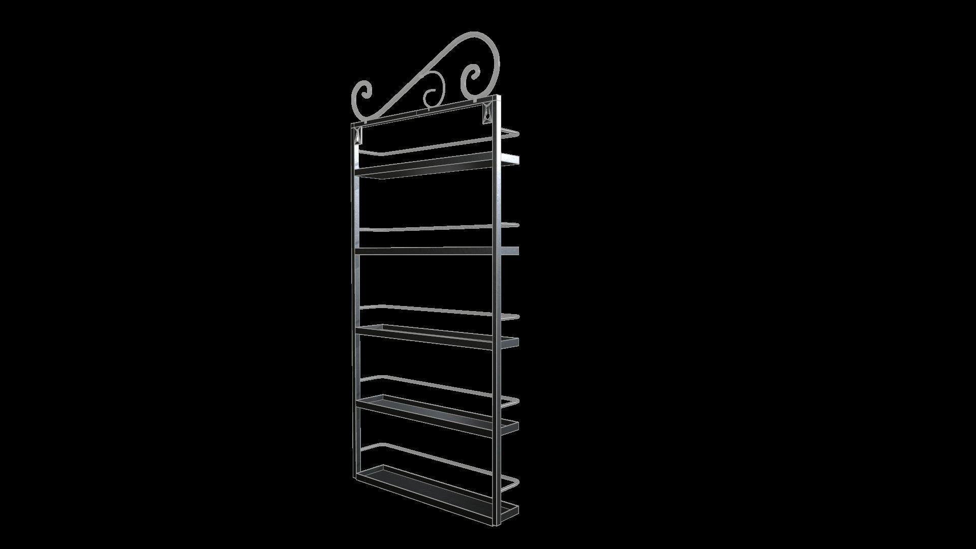 Wall Rack 3D model_13