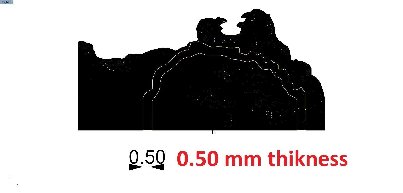 lion pendent 3D print model_9