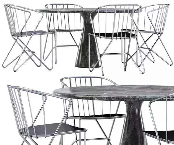 Outdoor garden furniture set v16 