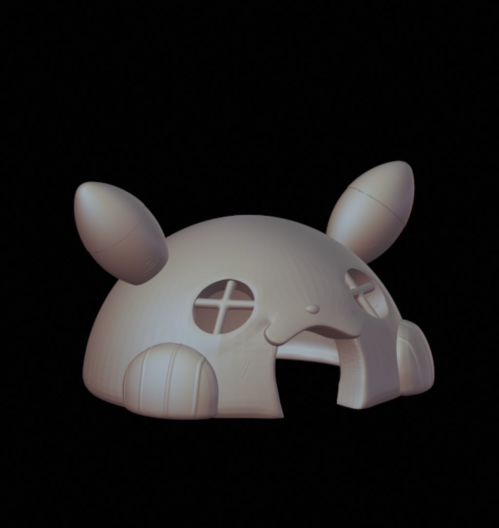 PIKACHU HOUSE 3D print model_3