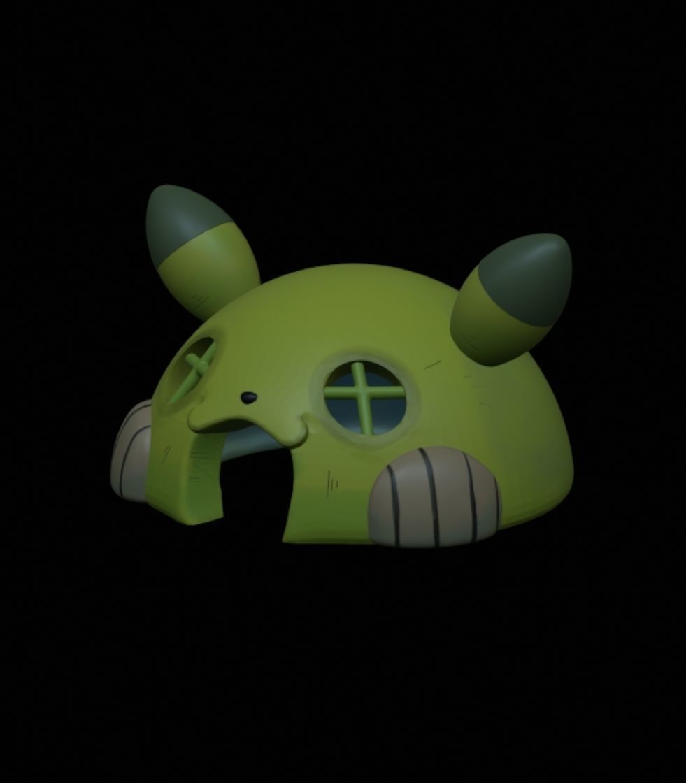 PIKACHU HOUSE 3D print model_1