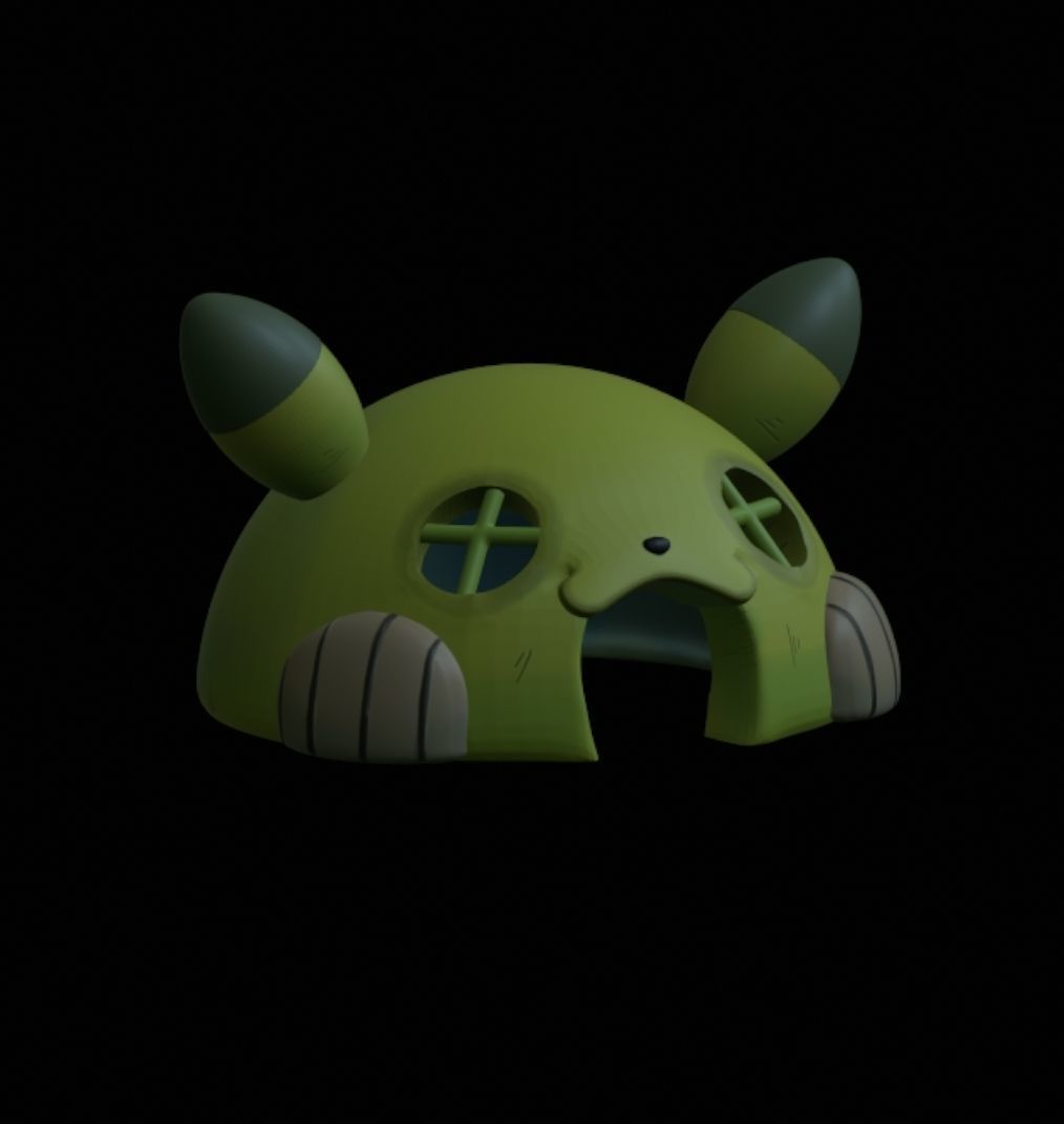 PIKACHU HOUSE 3D print model_2