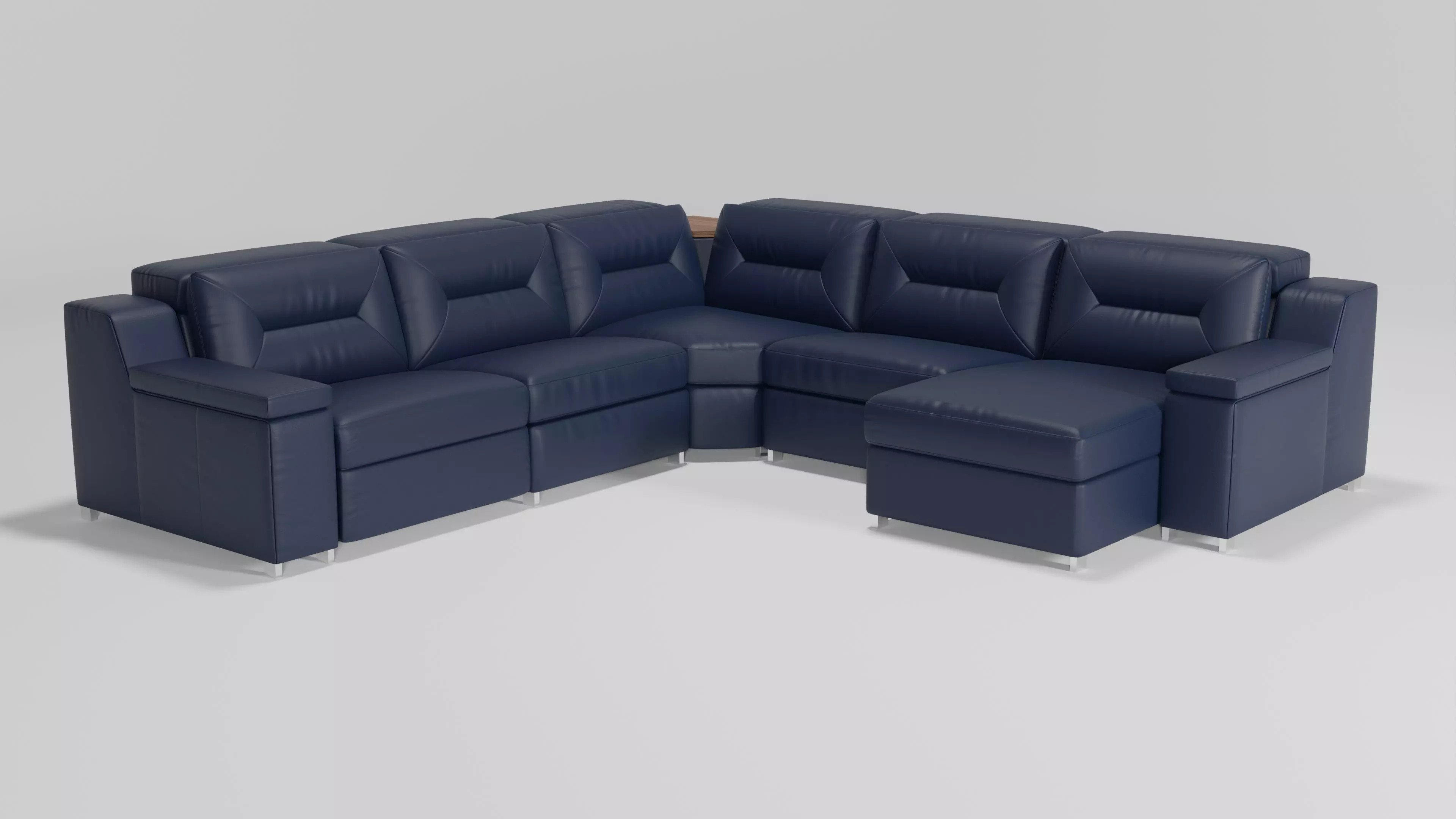 3D Palliser Apex Sectional Modules Low-poly 3D model_0