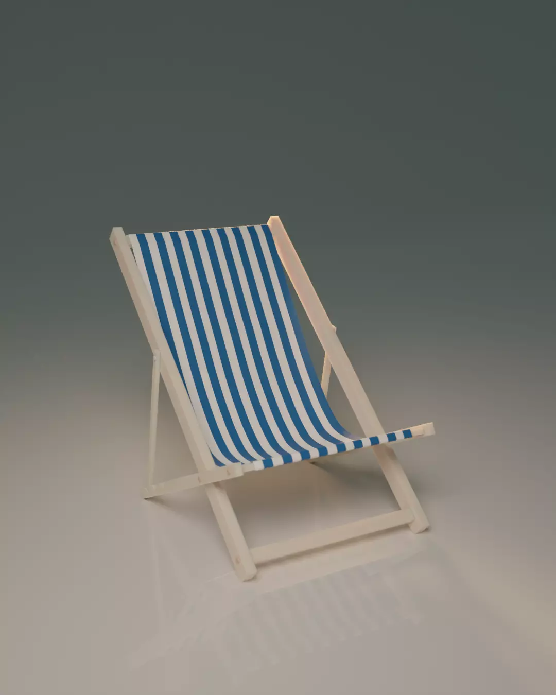 Beach chair Free 3D model