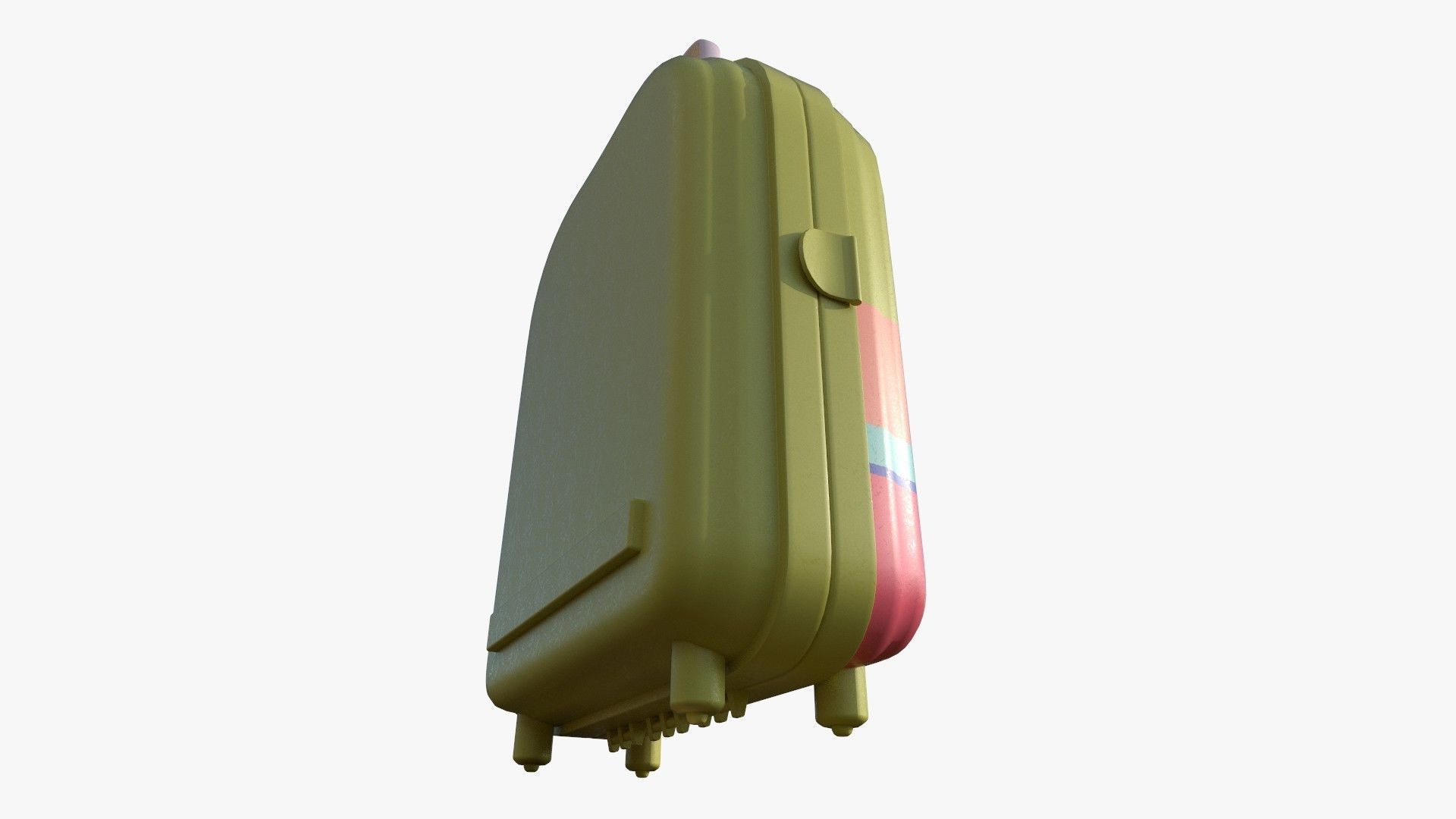 Cartoon Style Stylized Radio Sunnylife Radio Yellow Edition 3D model_4