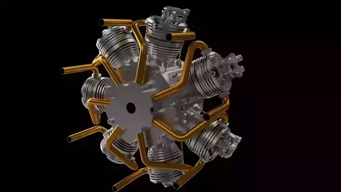 70cc m7 star-shaped engine