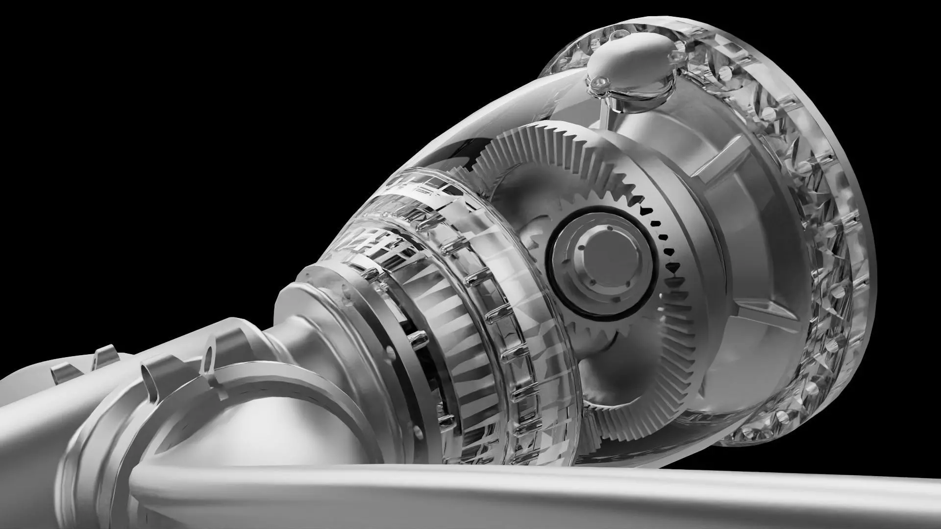 AB star-shaped engine reducer 3D print model