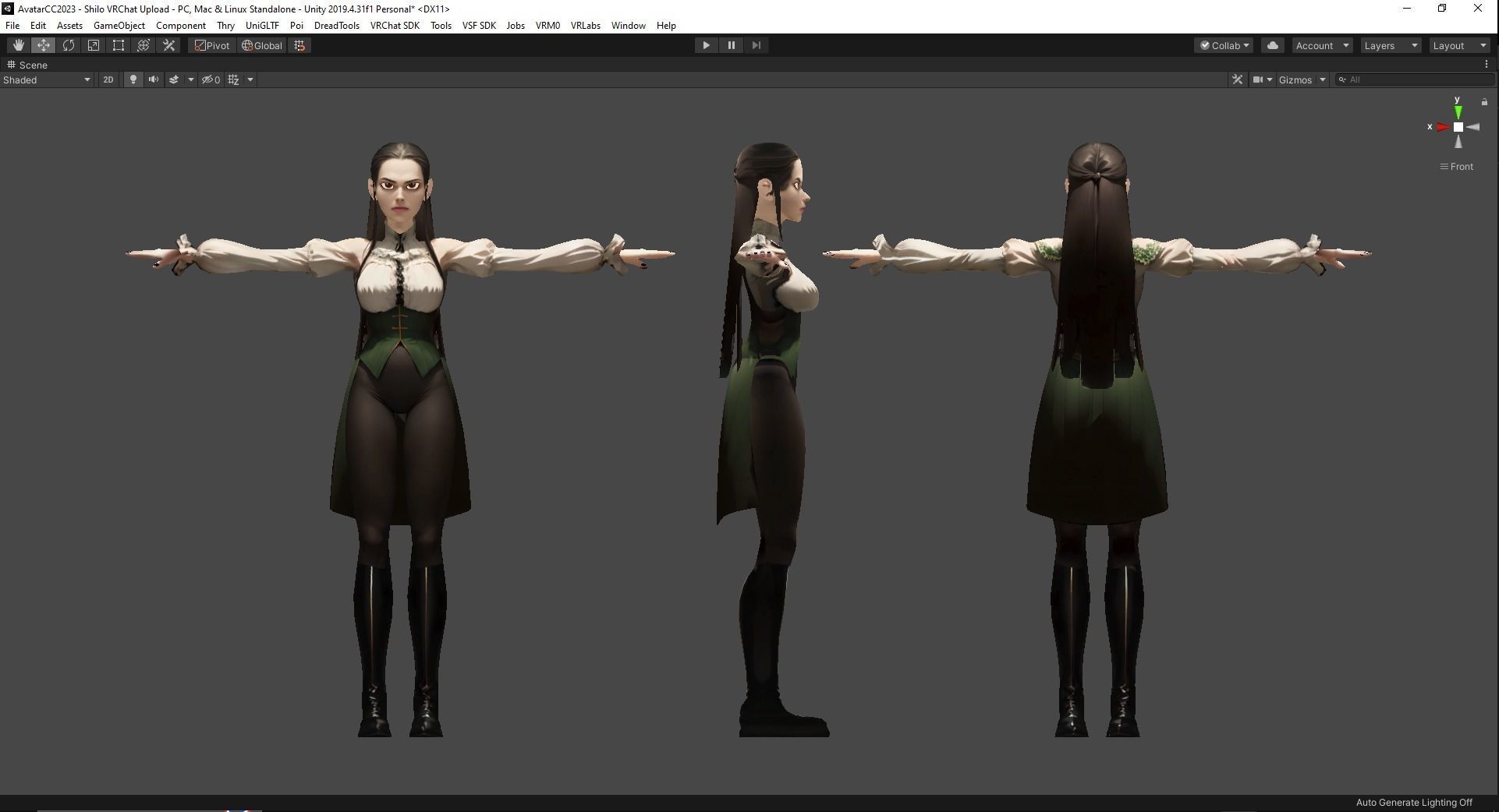 Shilo Low-poly 3D model_3