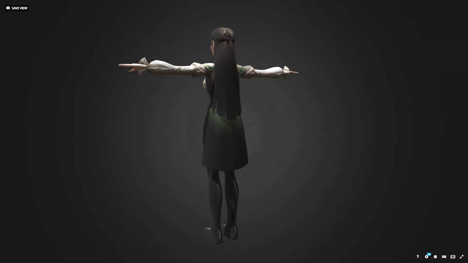 Shilo Low-poly 3D model_0