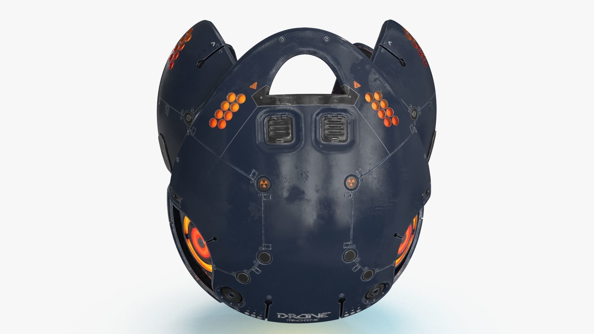 Sci Fi Drone Low-poly 3D model_21