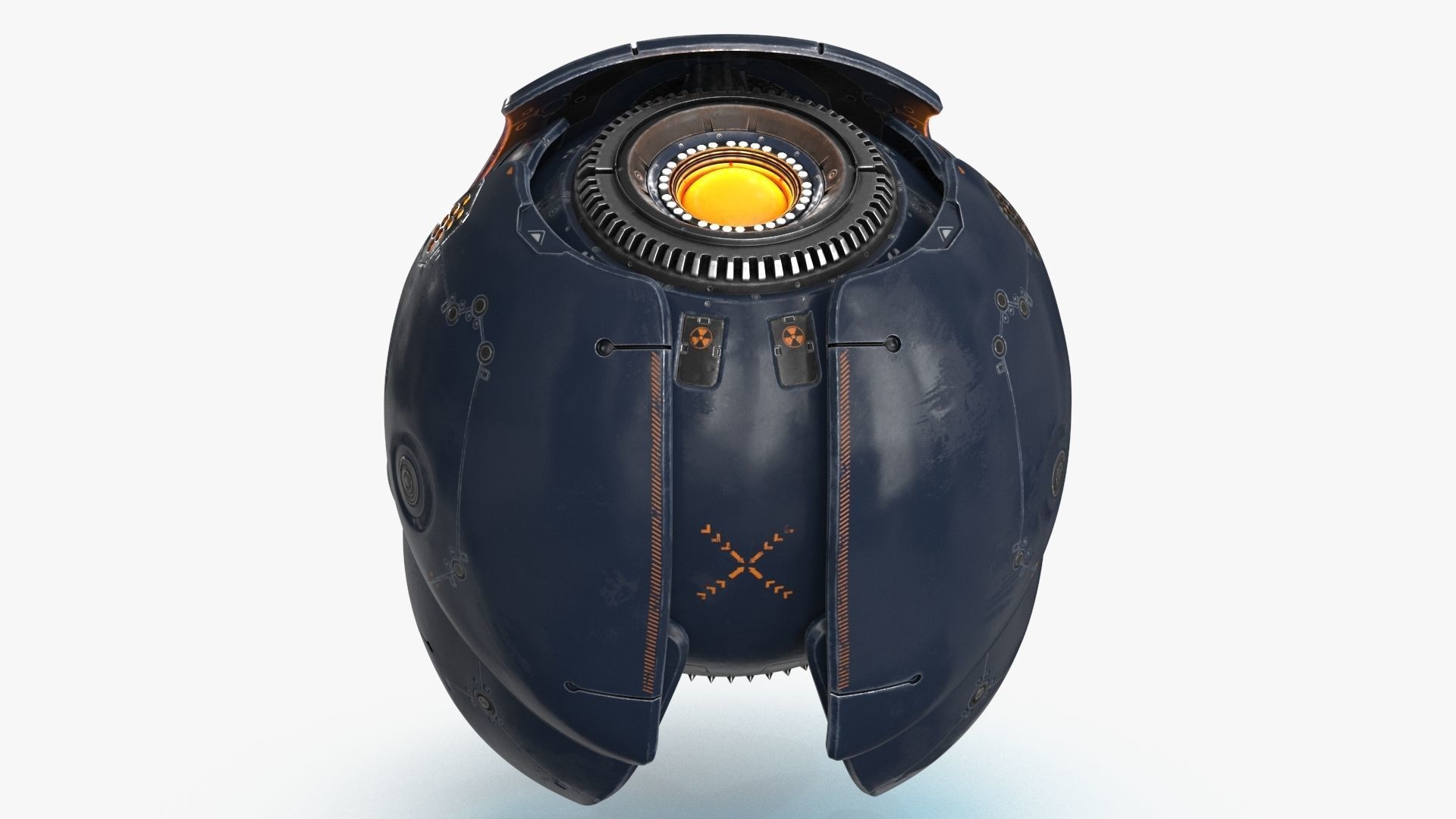 Sci Fi Drone Low-poly 3D model_22