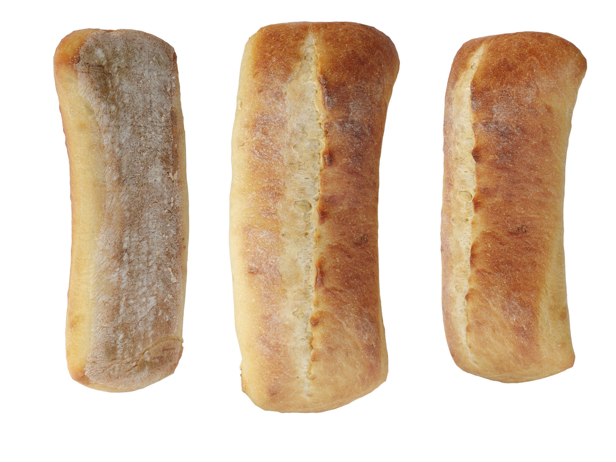 Ciabatta Bread 3D model_8