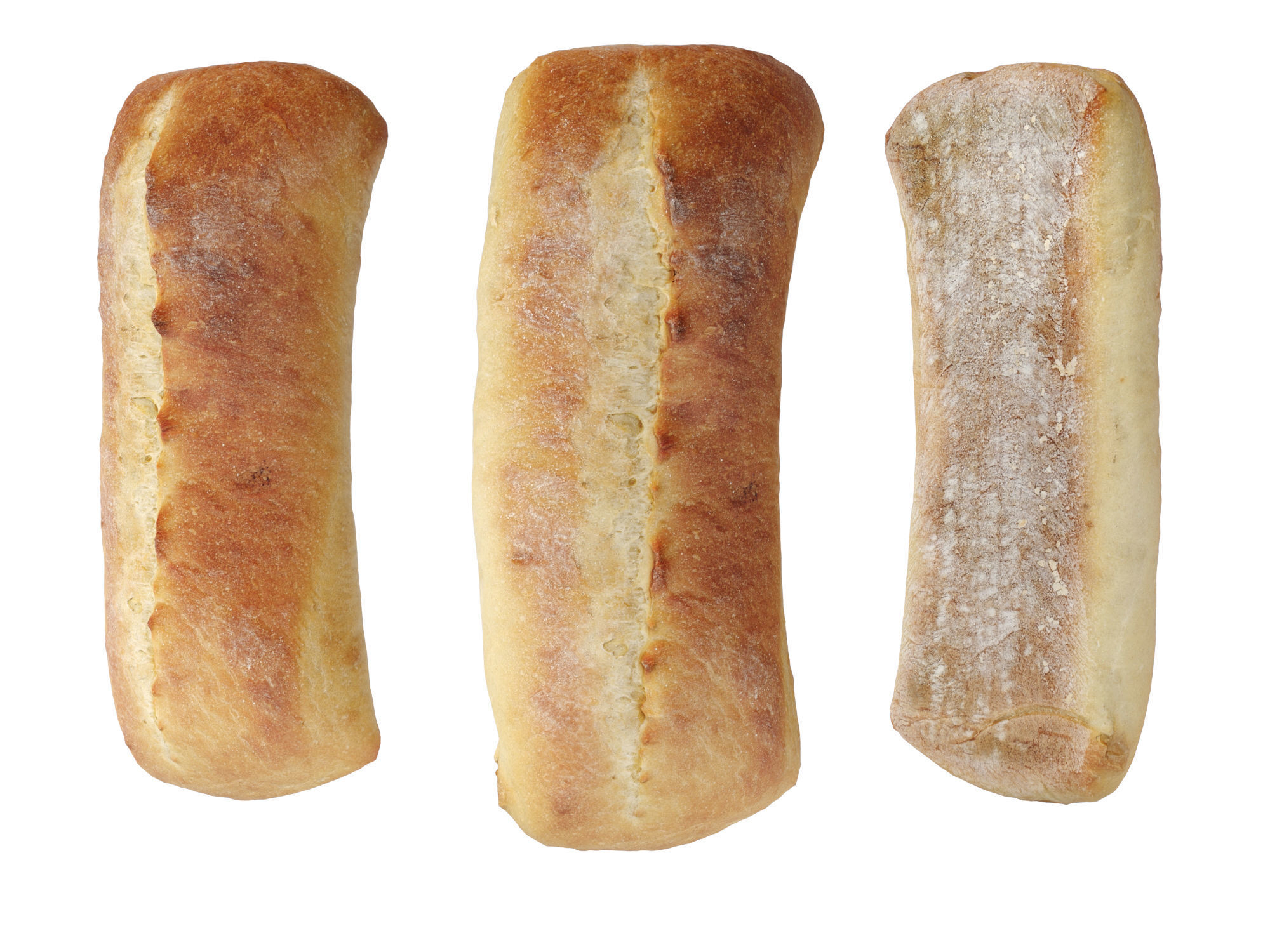 Ciabatta Bread 3D model_9