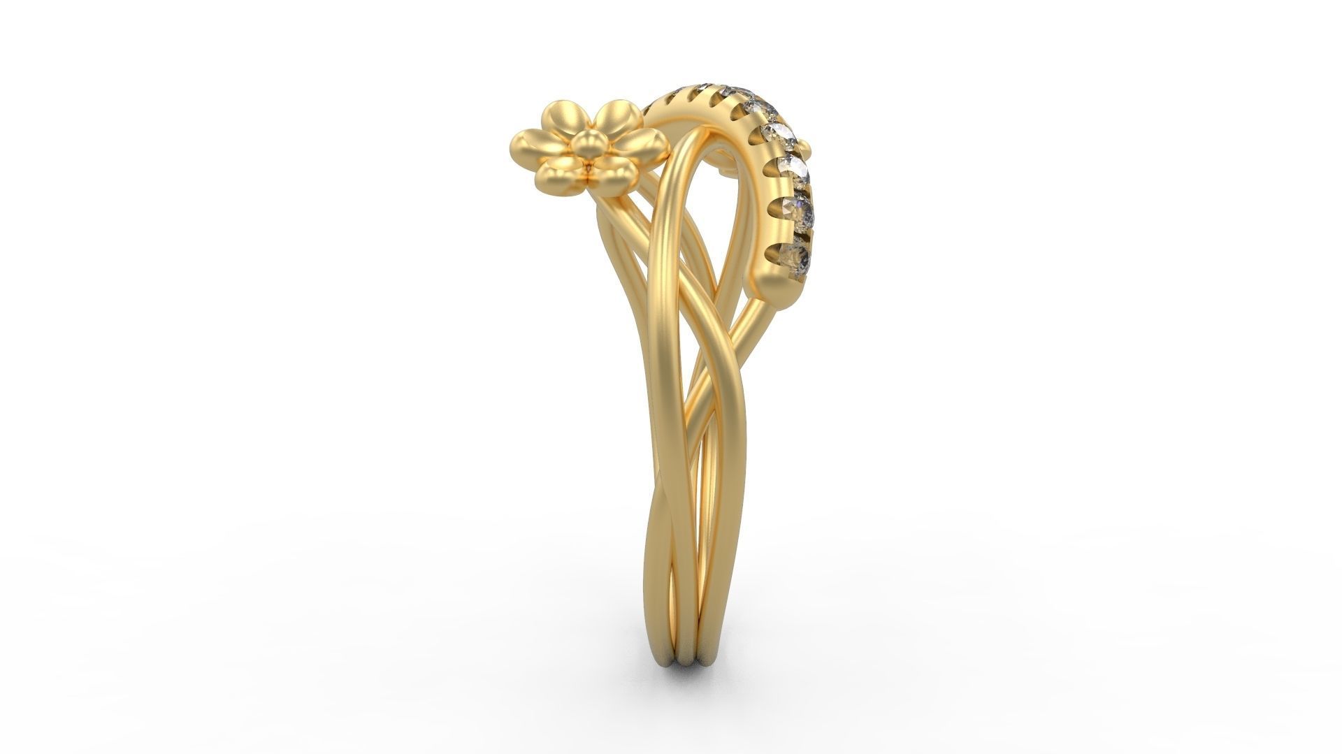 Minimalist Ring 995 3D print model_3