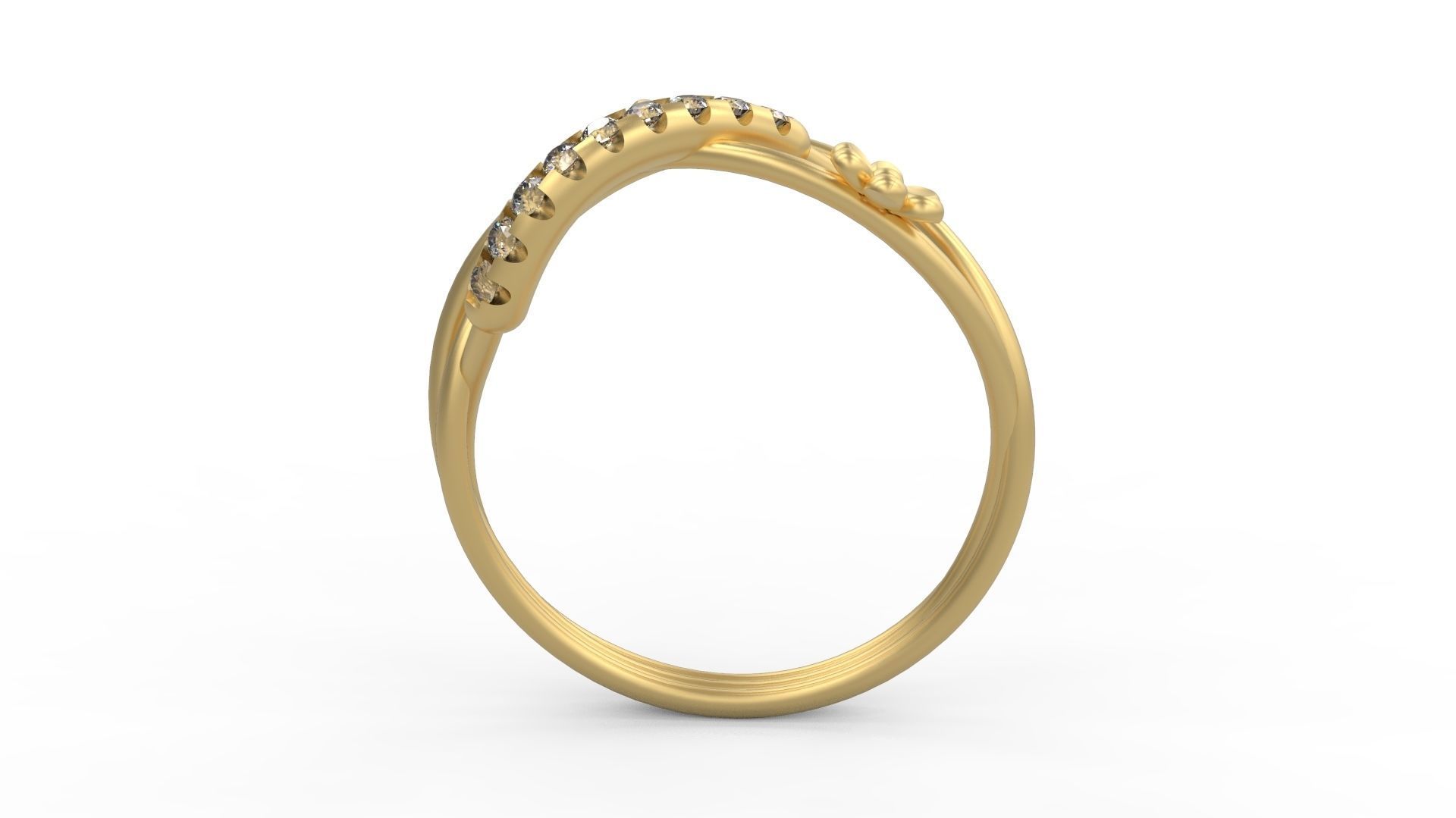 Minimalist Ring 995 3D print model_1