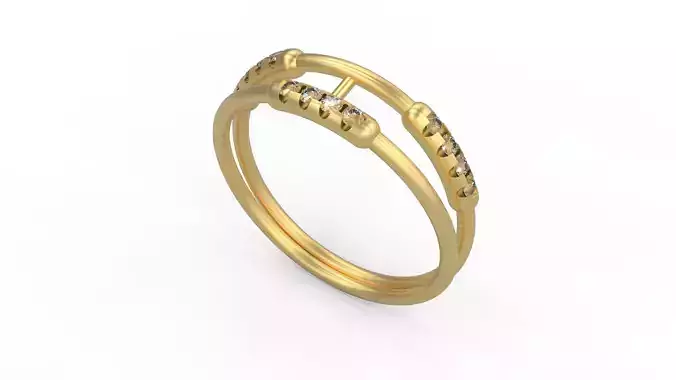 Minimalist Ring 996 3D print model