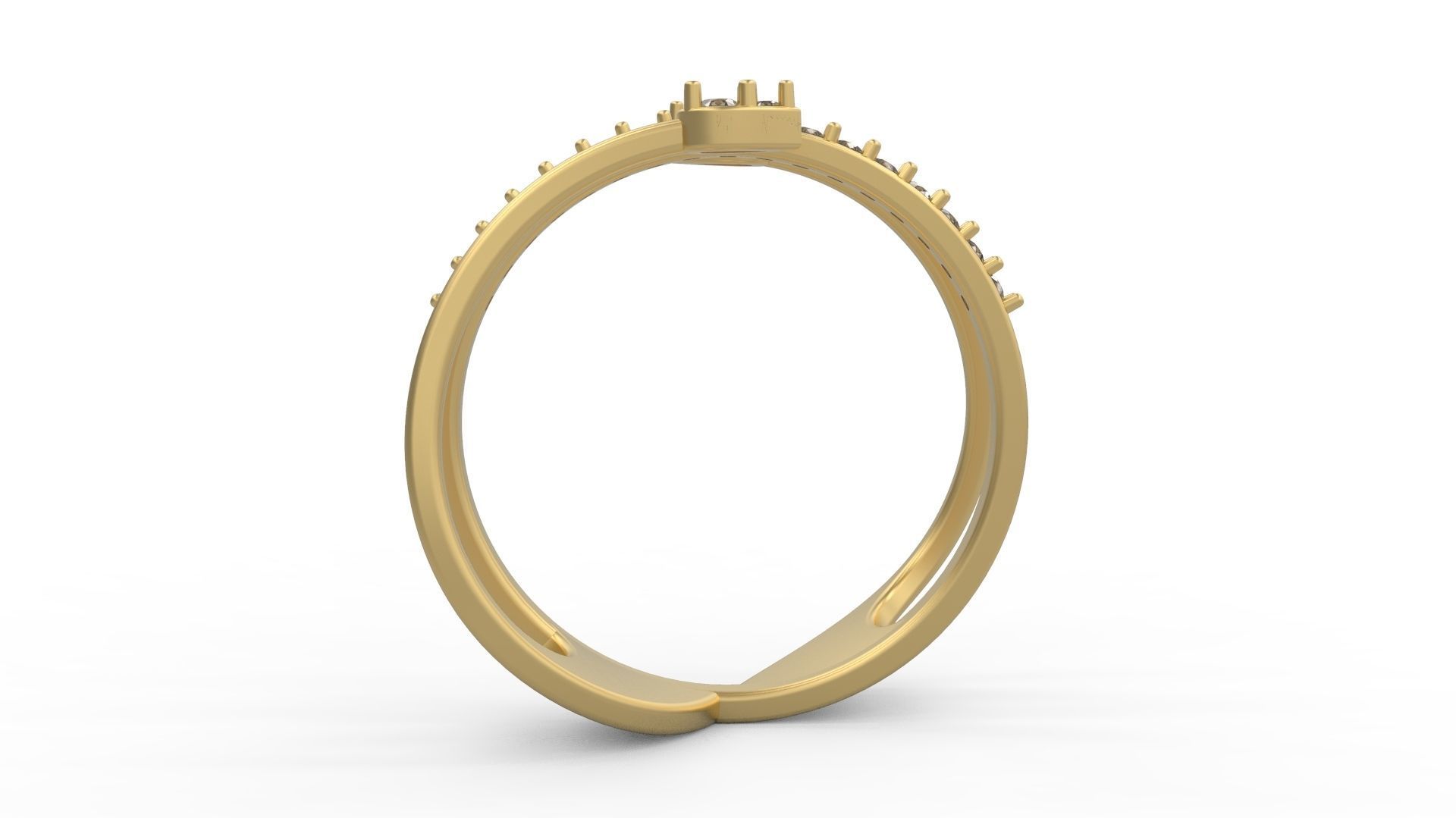 Minimalist Ring 985 3D print model_1