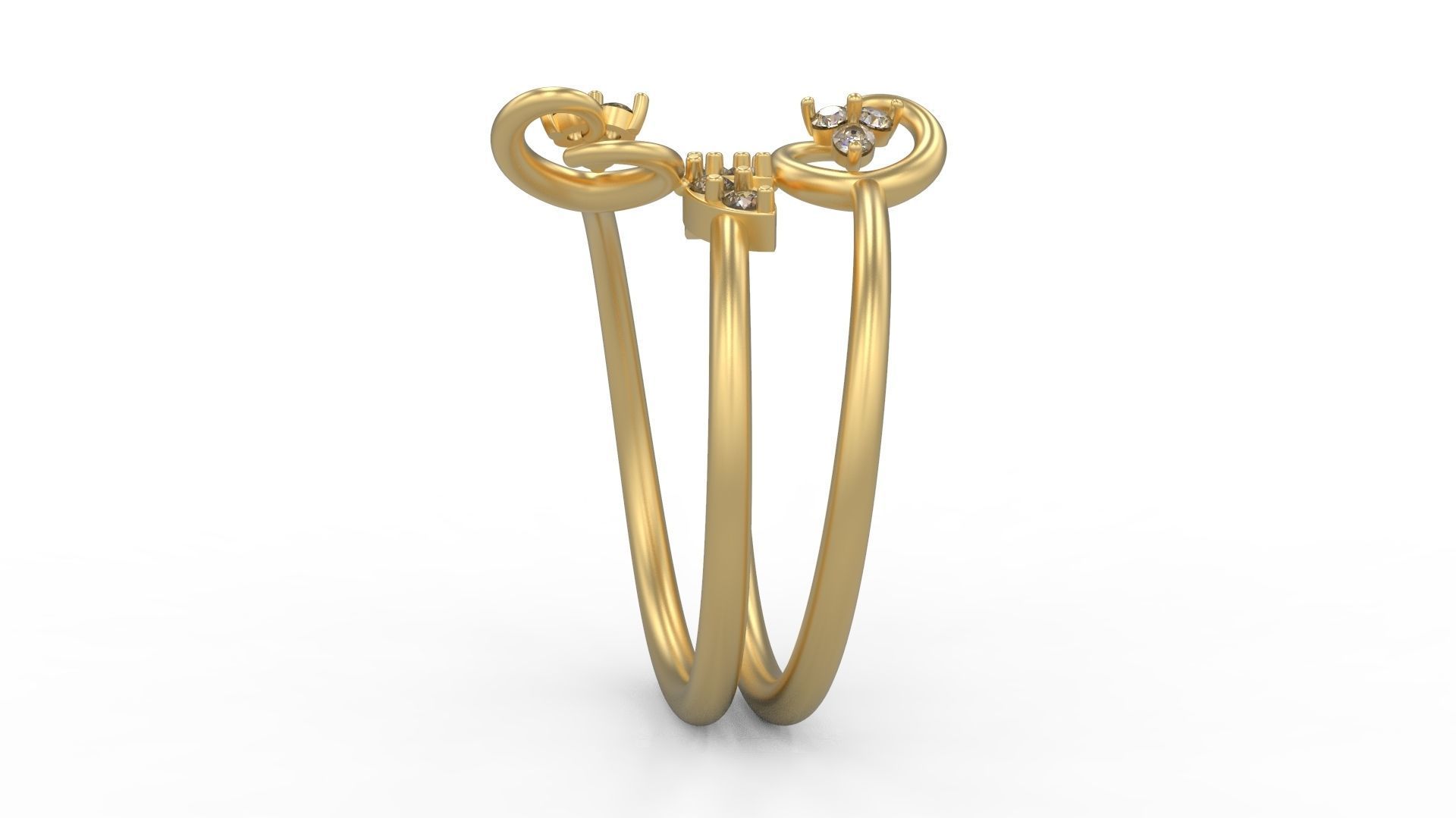 Minimalist Ring 982 3D print model_2