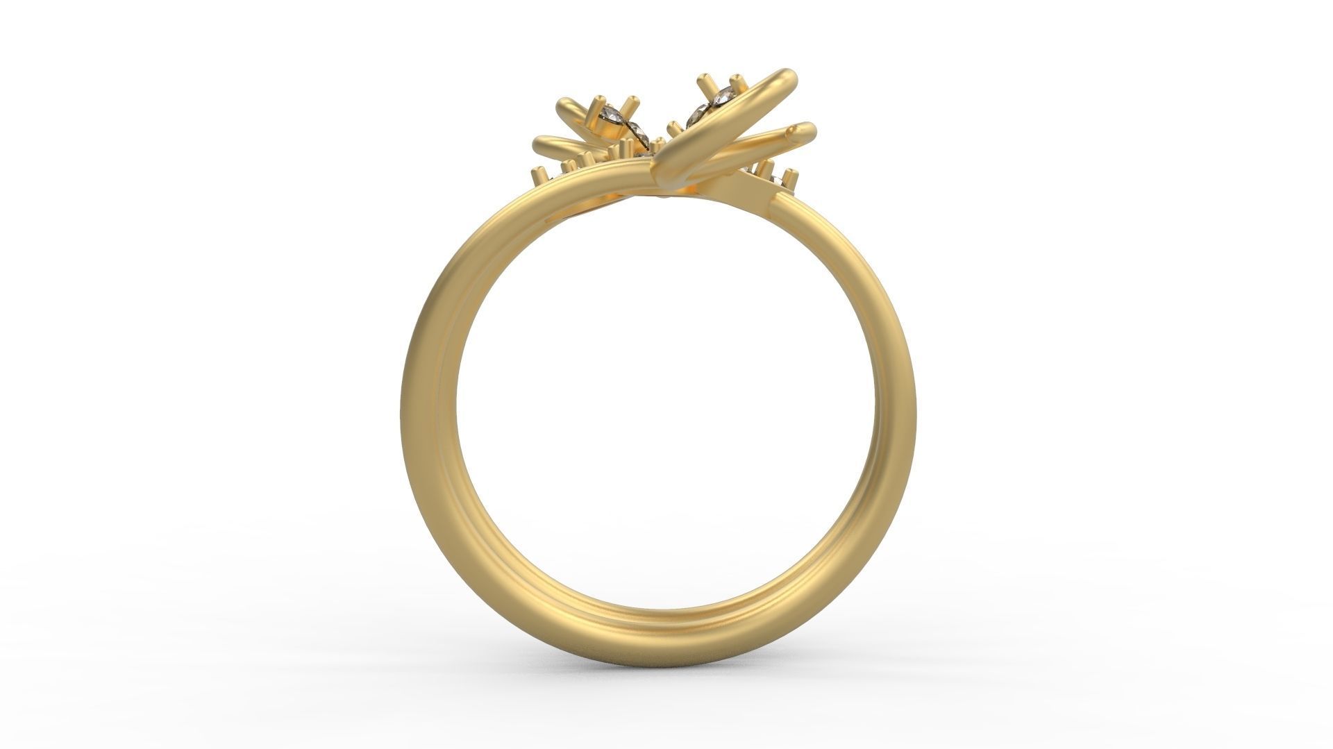 Minimalist Ring 982 3D print model_1