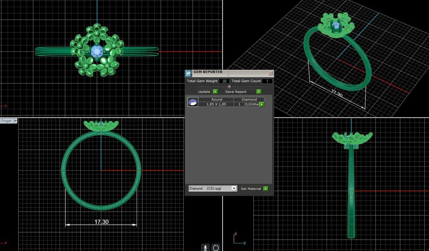 Minimalist Ring 978 3D print model_7