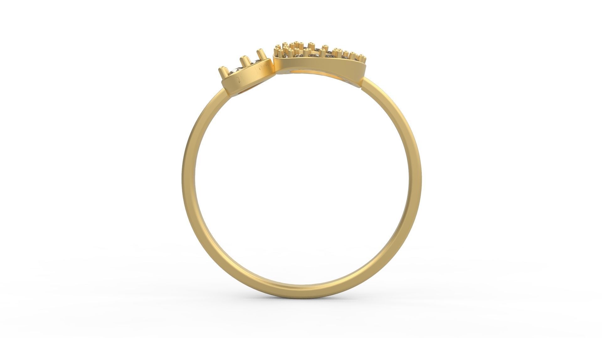 Minimalist Ring 975 3D print model_1