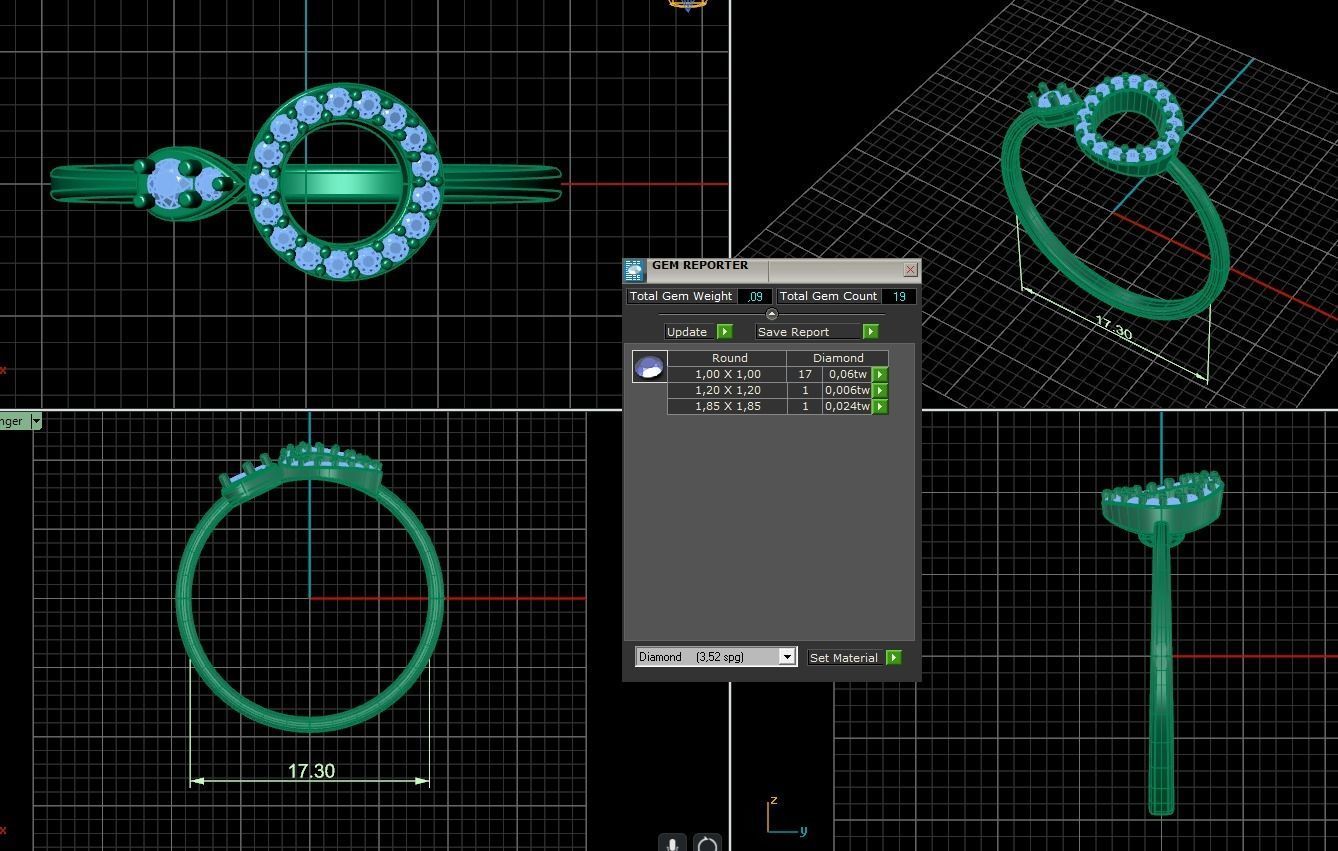 Minimalist Ring 975 3D print model_5