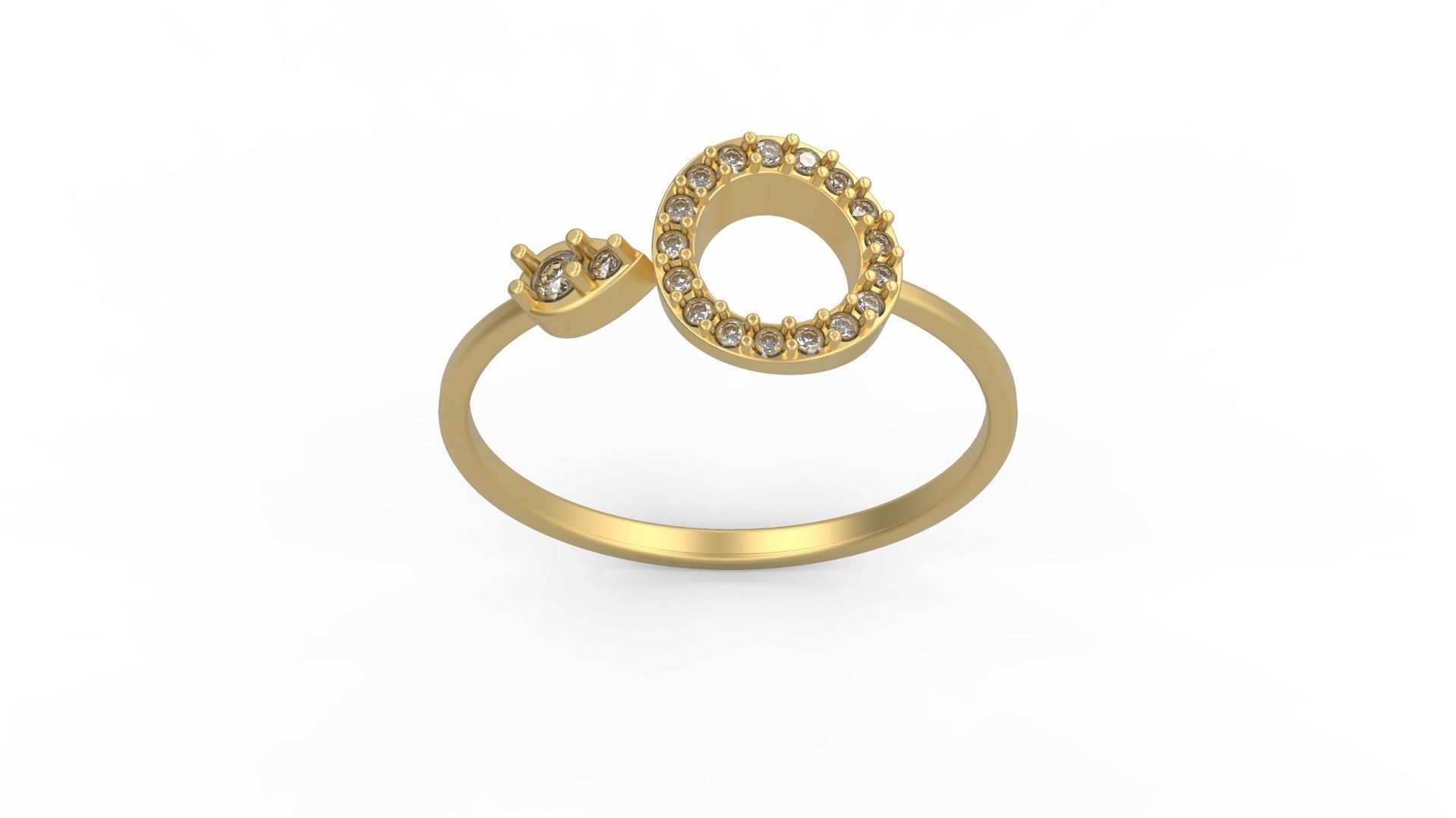 Minimalist Ring 975 3D print model_3