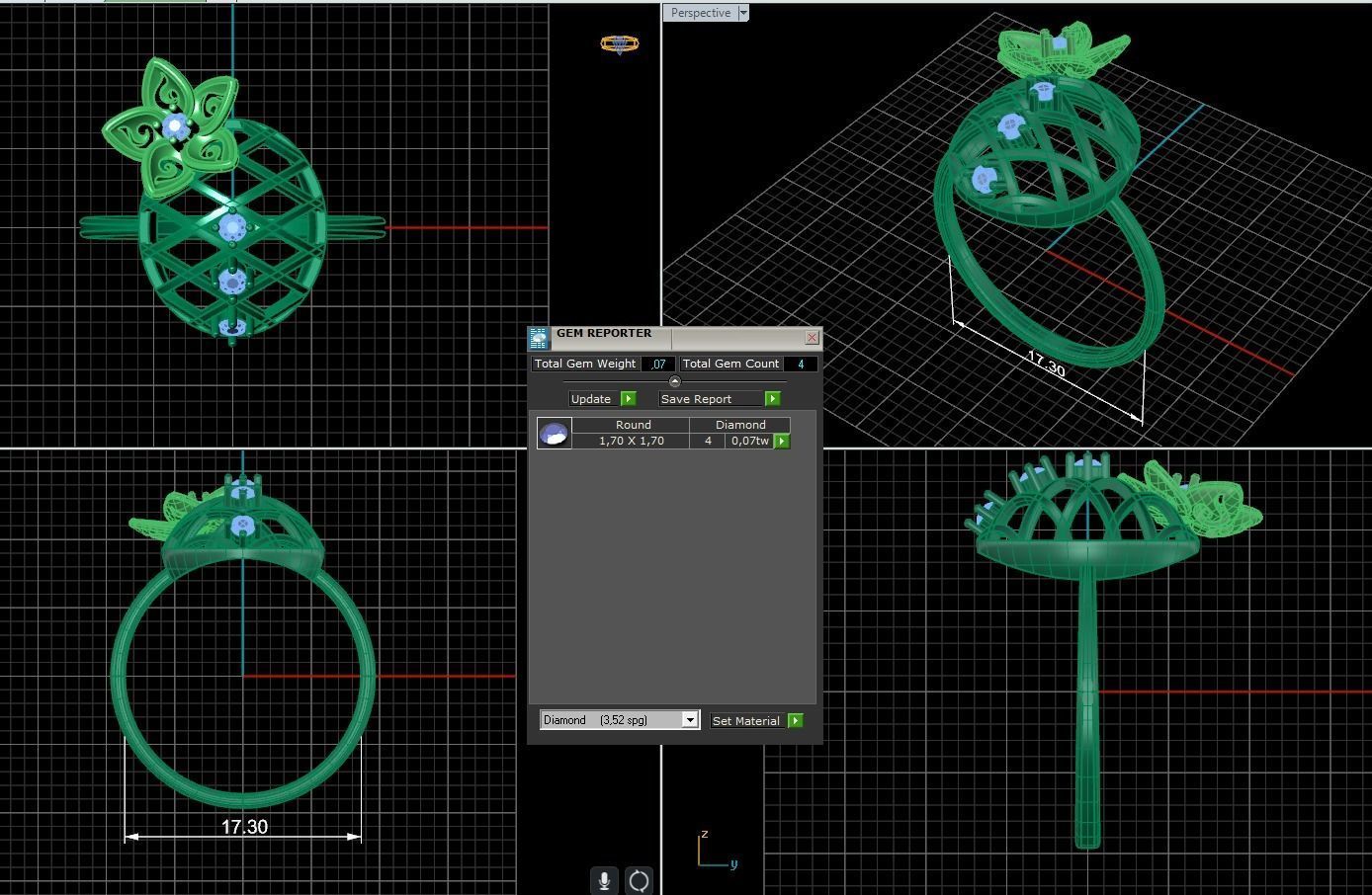 Minimalist Ring 971 3D print model_5
