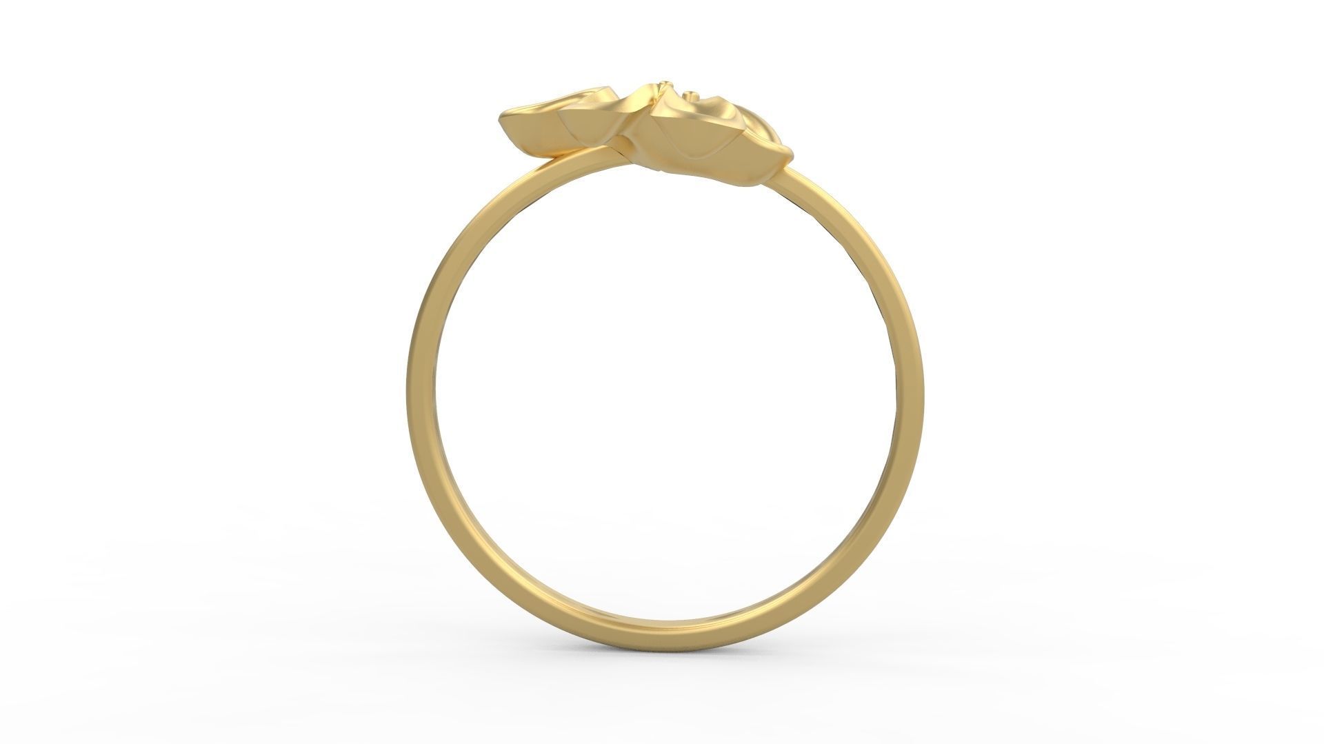 Minimalist Ring 966 3D print model_1