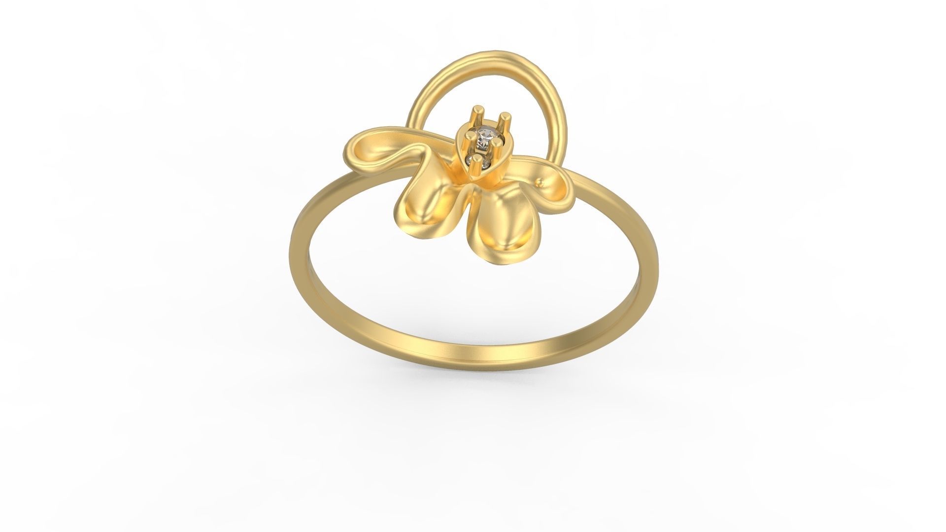 Minimalist Ring 966 3D print model_3