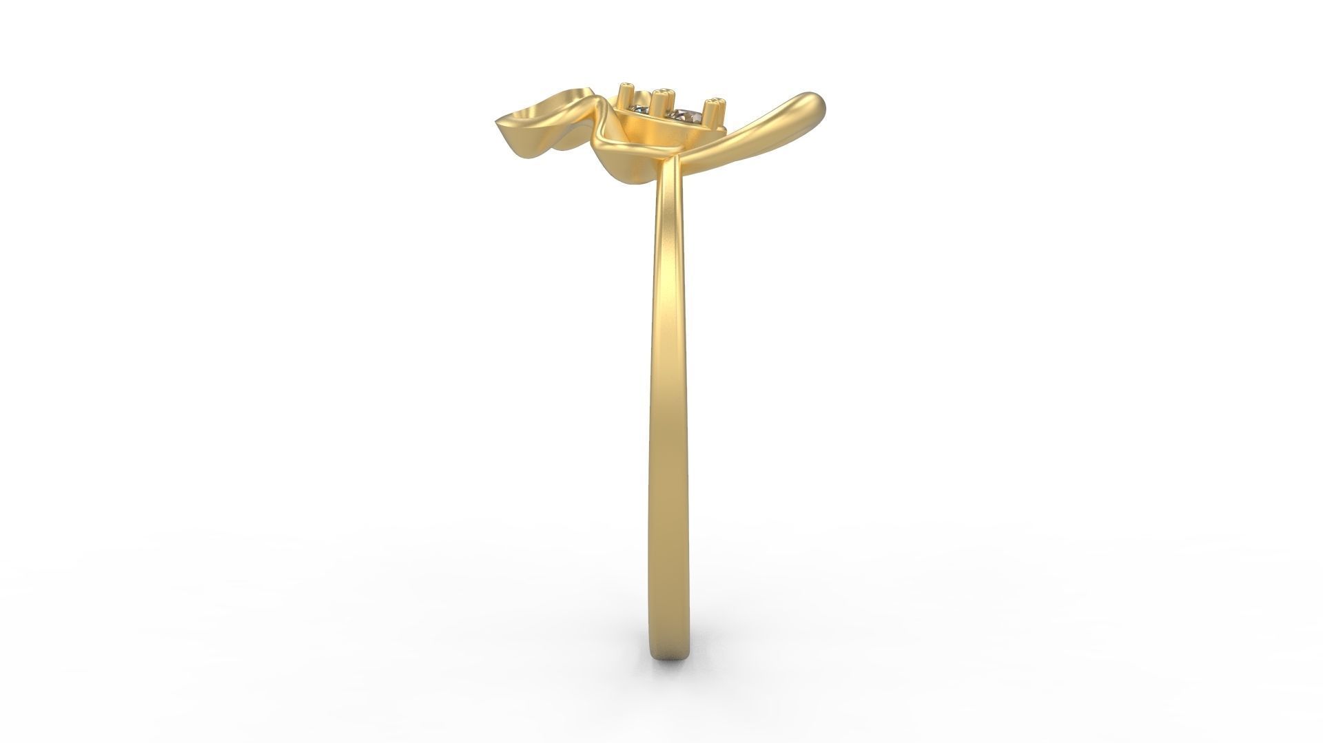 Minimalist Ring 966 3D print model_2