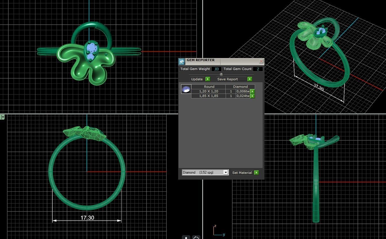 Minimalist Ring 966 3D print model_5