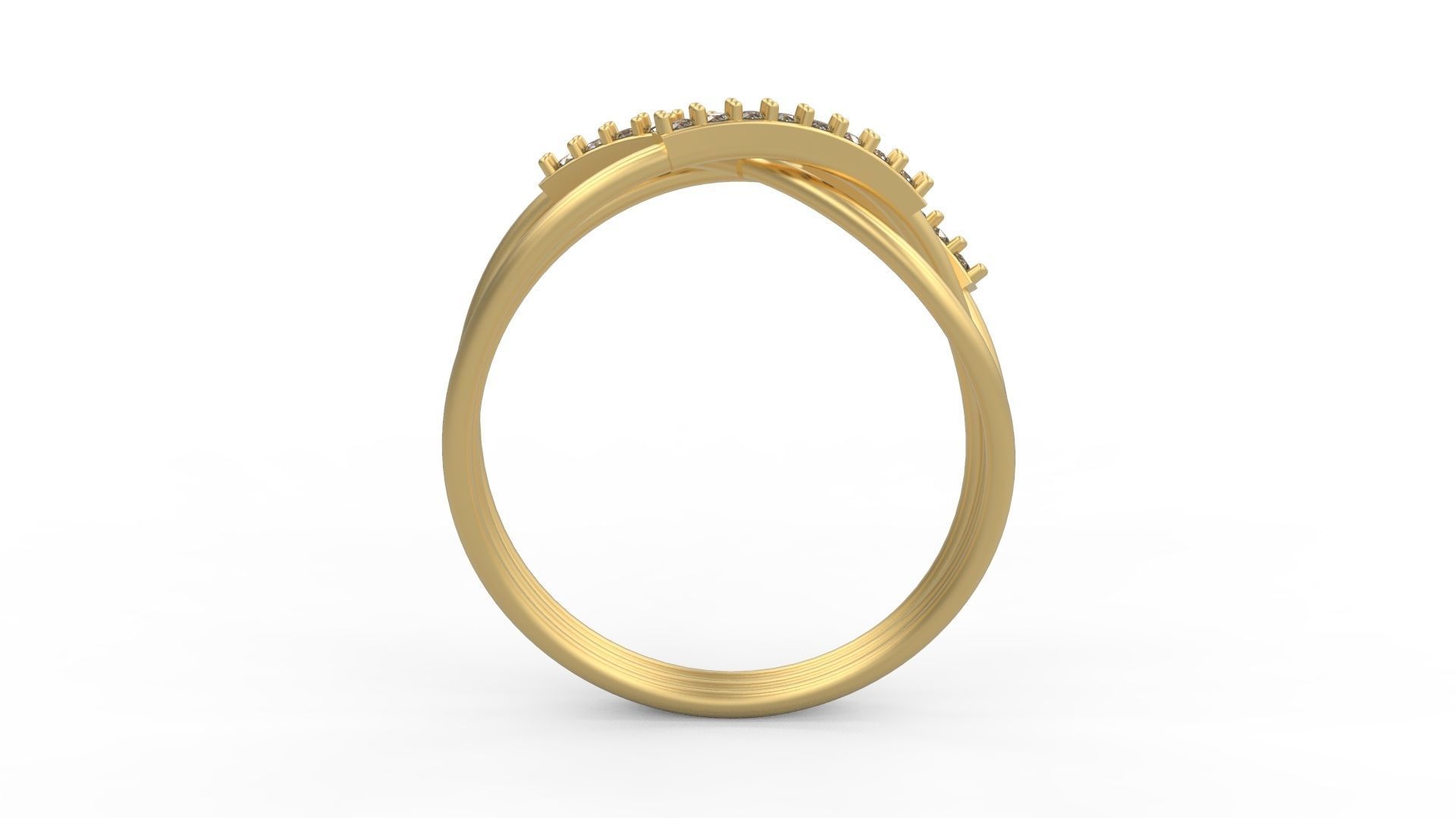 Minimalist Ring 957 3D print model_1