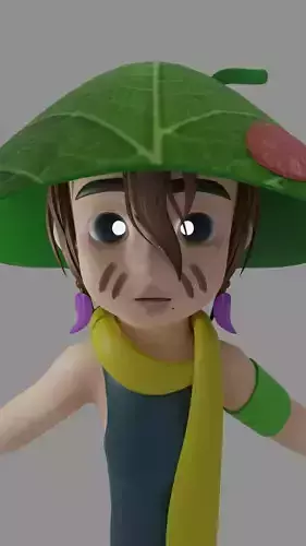 character Free 3D model